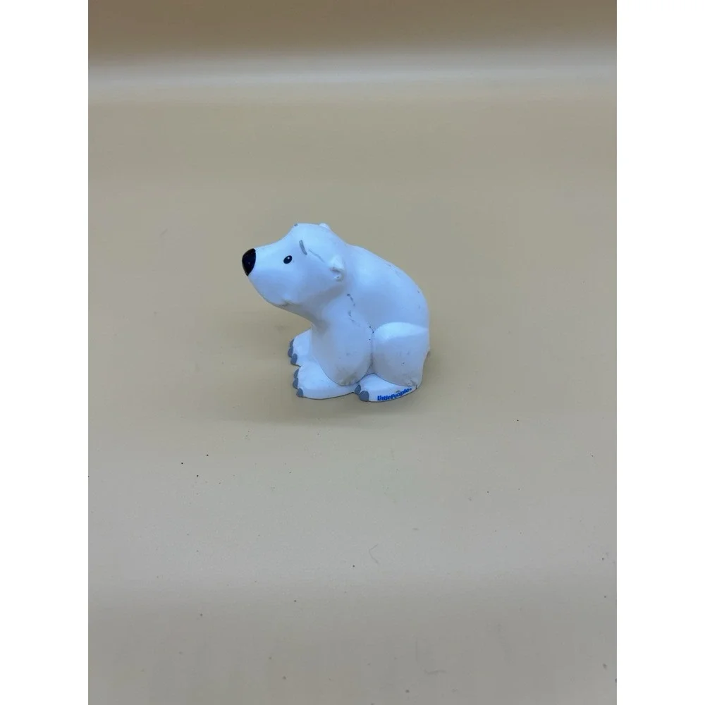 Fisher Price Little People Polar Bear White Arctic Animal Figure Replacement Toy